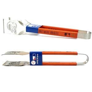 MLB Baltimore Orioles Grill-A-Tongs BBQ Tool Laser Design  New